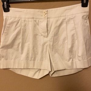 🎈Bebe off white shorts